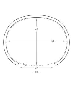 CLASSIC CUFF SILVER S 12